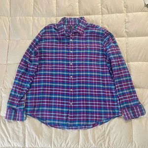 Vineyard Vines Mens Cotton Flannel Shirt Size XL